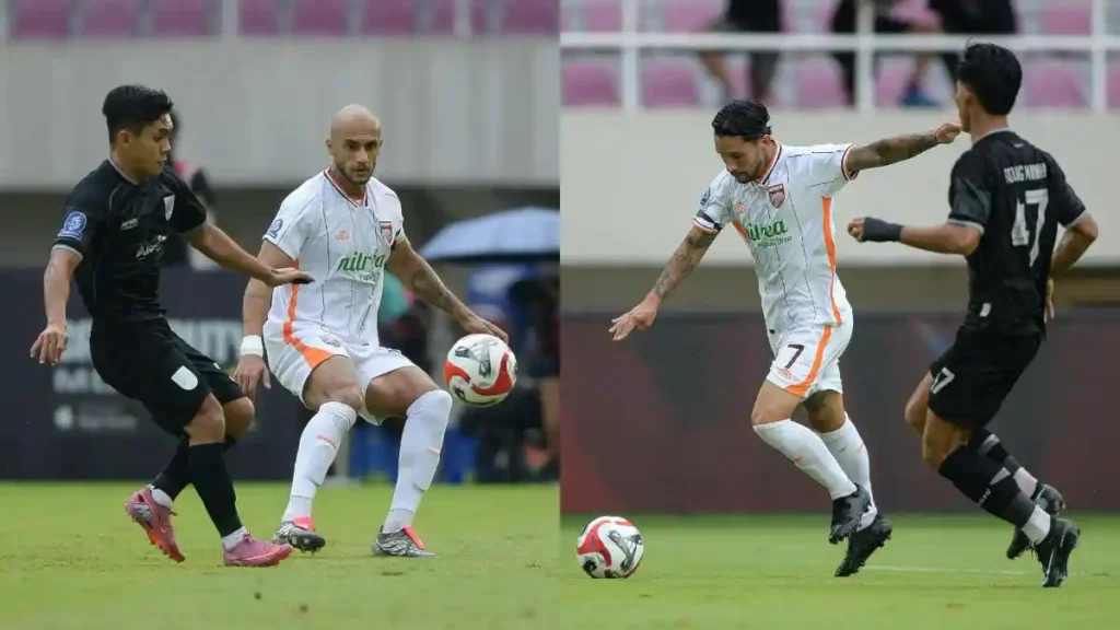 Mariano Peralta menjadi penentu kemenangan Borneo FC atas Persis Solo di Stadion Manahan.